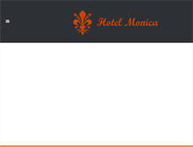 Tablet Screenshot of hotelmonicaflorence.com
